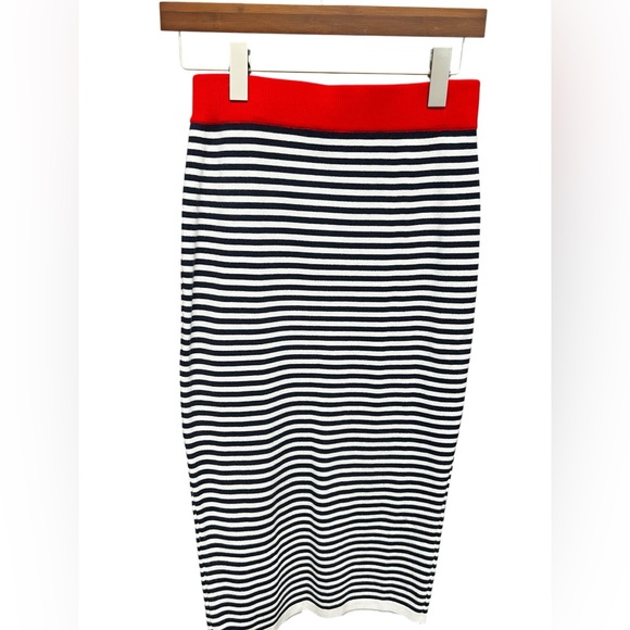 🆕 💙🤍 NWOT PRETTYGARDEN 2-Piece Sweater Set | Blue White Red Trim | Women’s Small - Picture 7 of 12